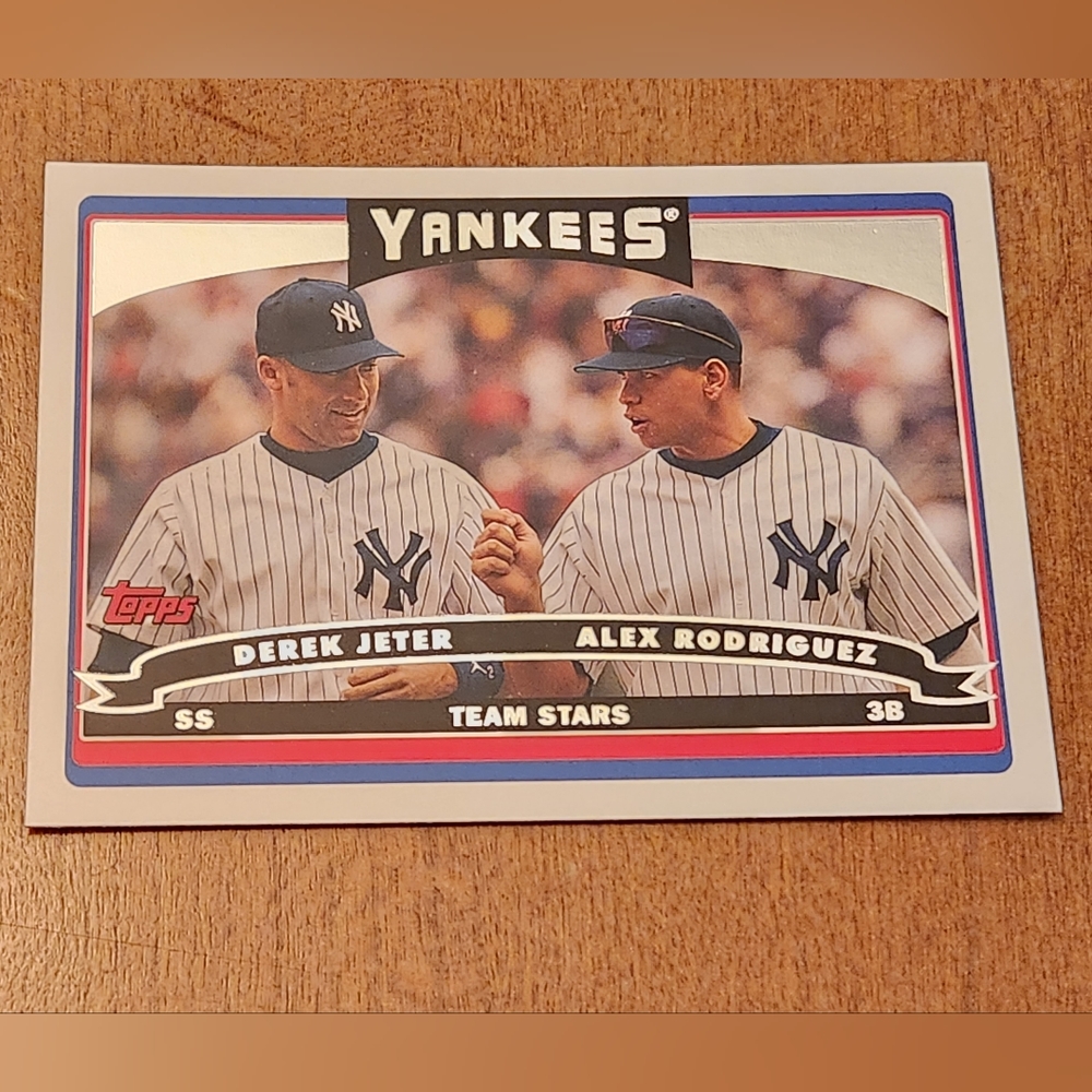 Derek Jeter & Alex Rodriguez 2006 Topps #326 baseball card